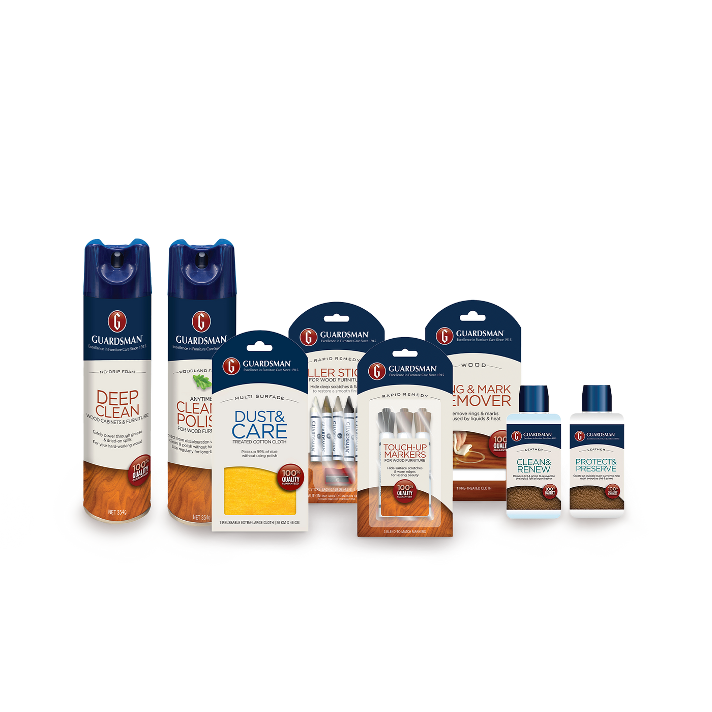 Guardsman Product Warranty Wood & Leather - Wood & Leather Dining Set - 5 Year