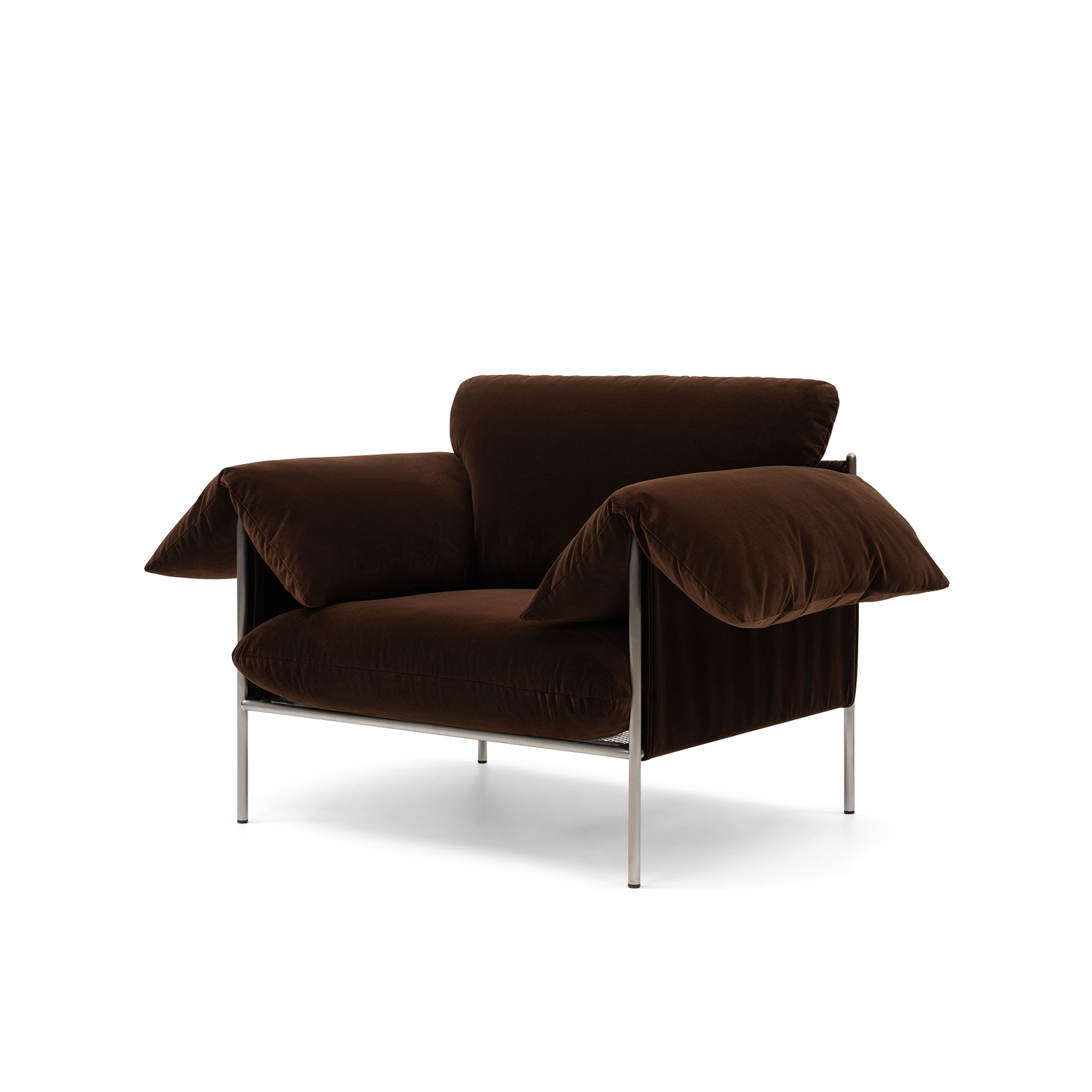 Ellison Studios Alva Armchair in Brown Avalon Piccolo