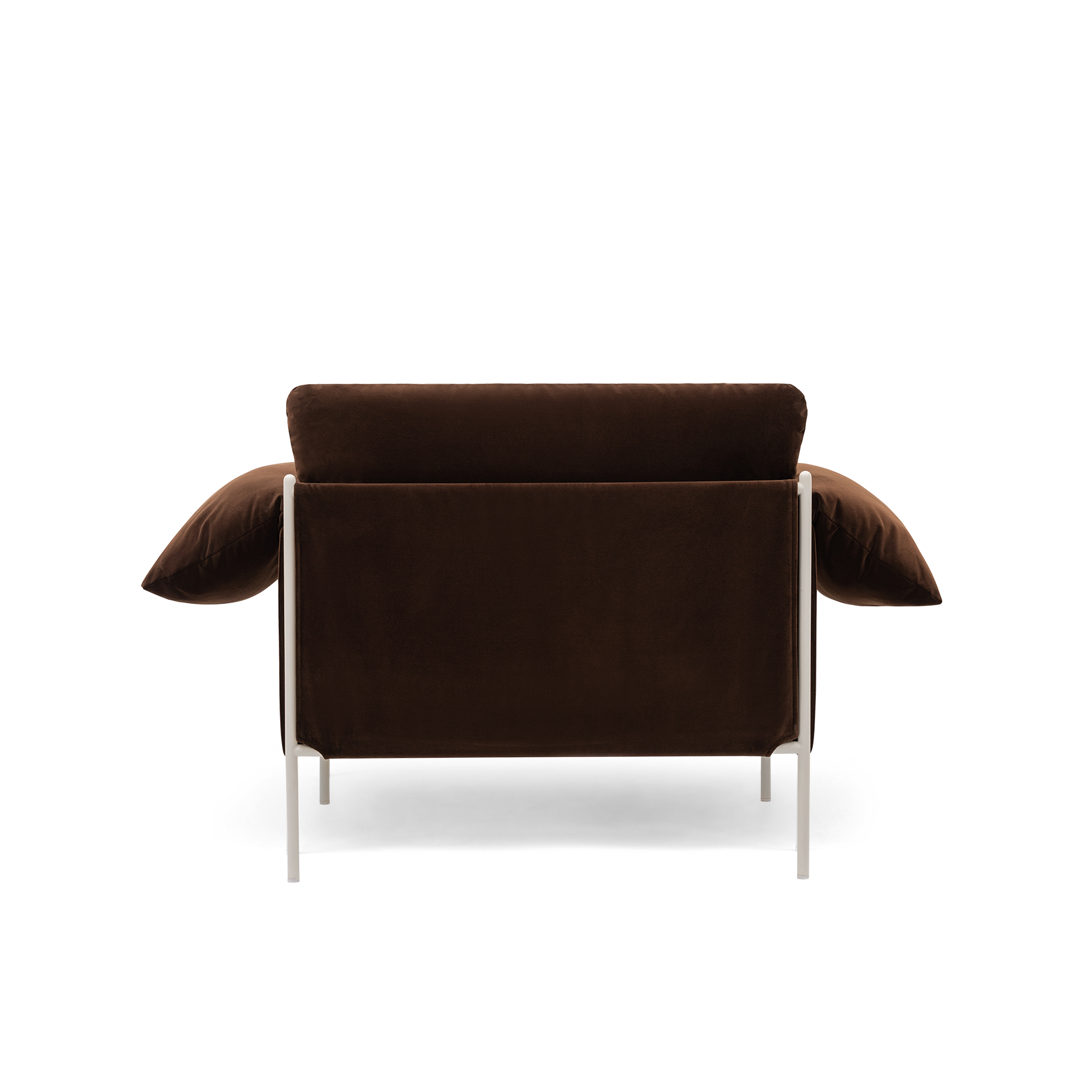ELLISON STUDIOS. Alva Armchair in brown avalon piccolo.