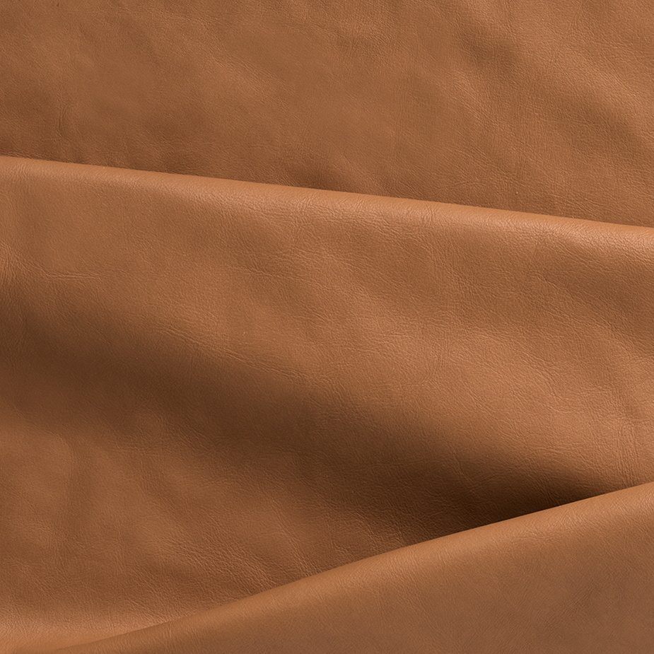 ELLISON STUDIOS. Arch Dining Chair in simpson tan leather