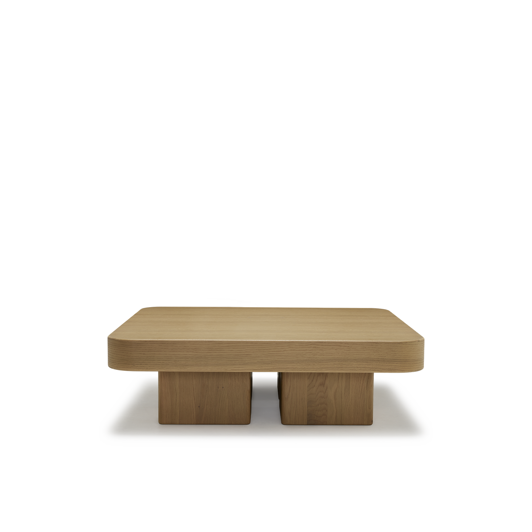 Block Square Coffee Table Oak ELLISON STUDIOS