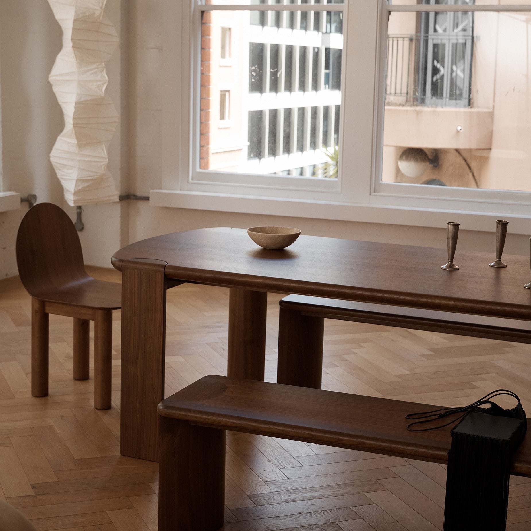Liaison Dining Table - [ Walnut ]