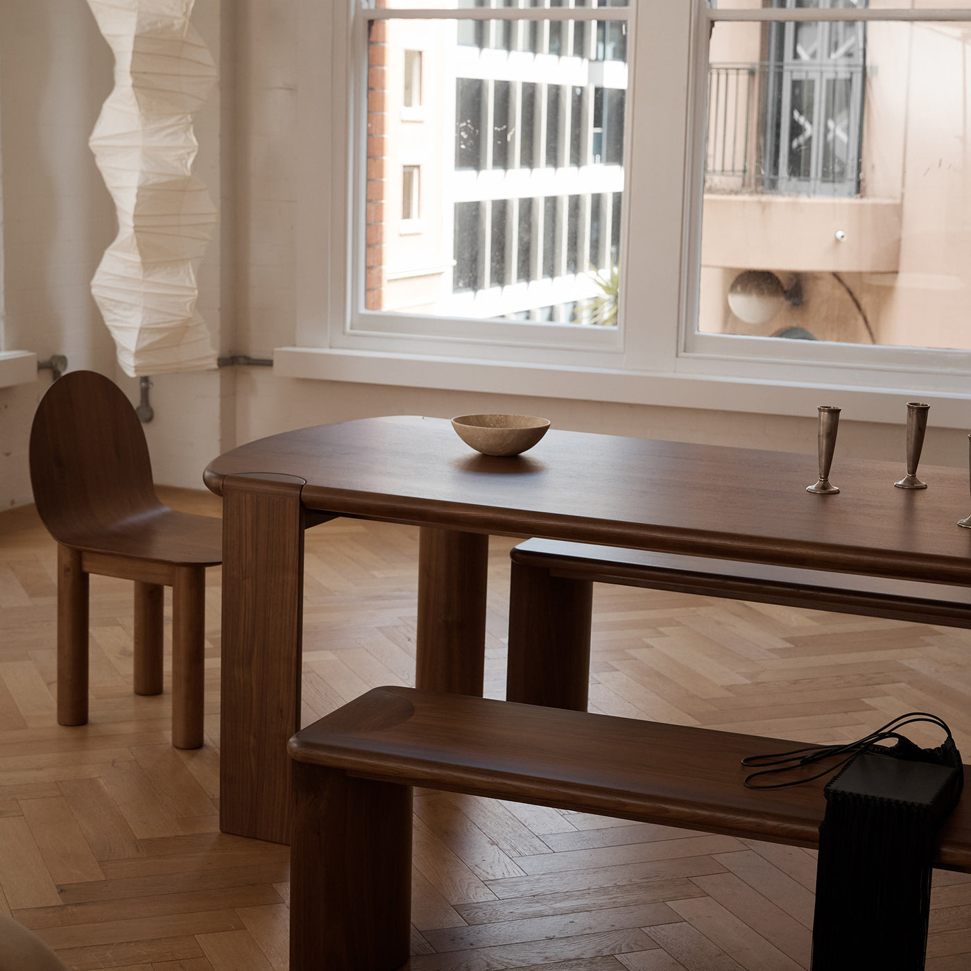Liaison Bench - [ Walnut ]