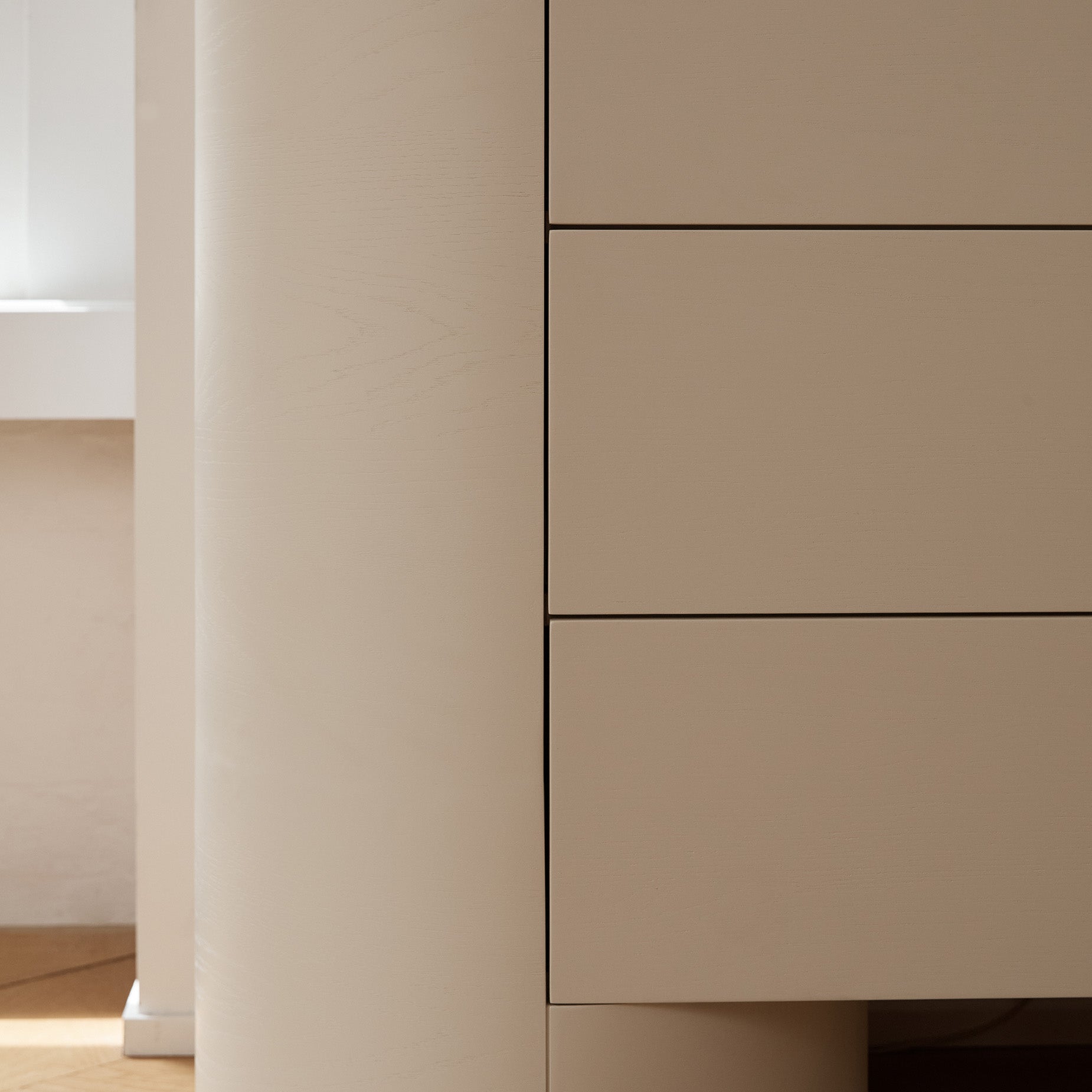 Fin 4 Drawer Tallboy - [ Tofu & Marble Cosmos ]