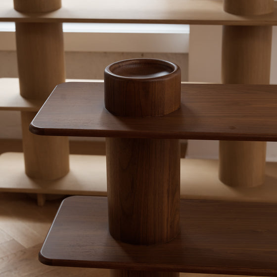 Contour 3 Shelf - [ Walnut ]