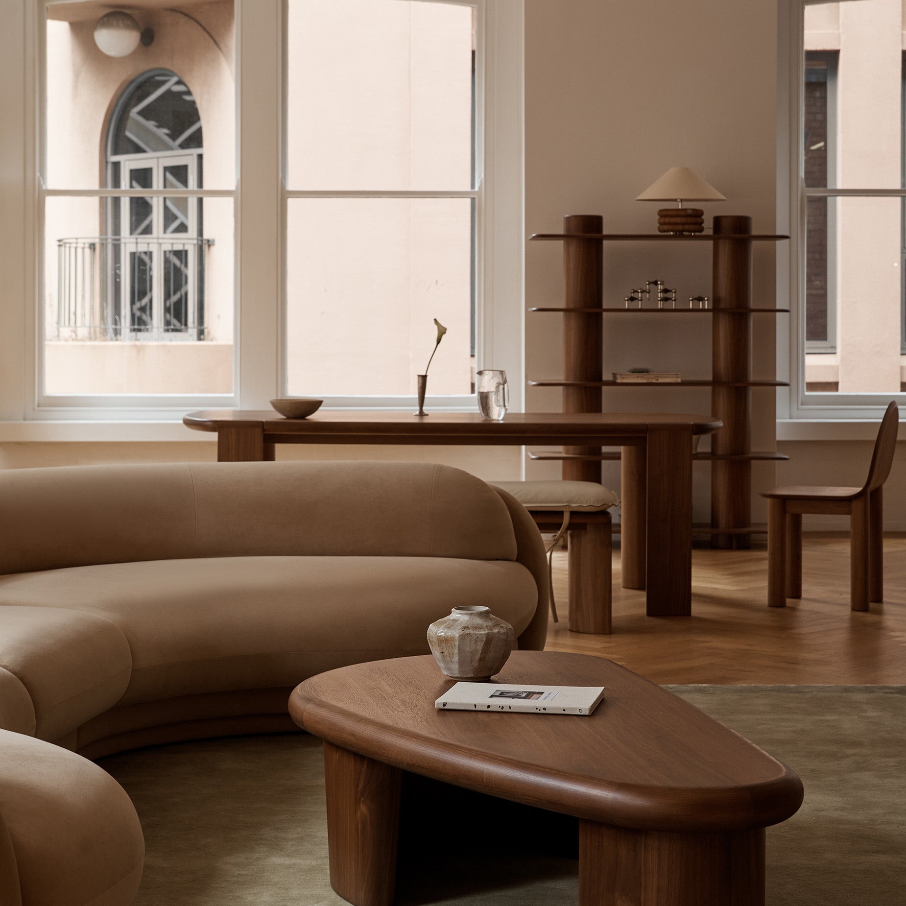 Interlude Coffee Table - [ Walnut ]