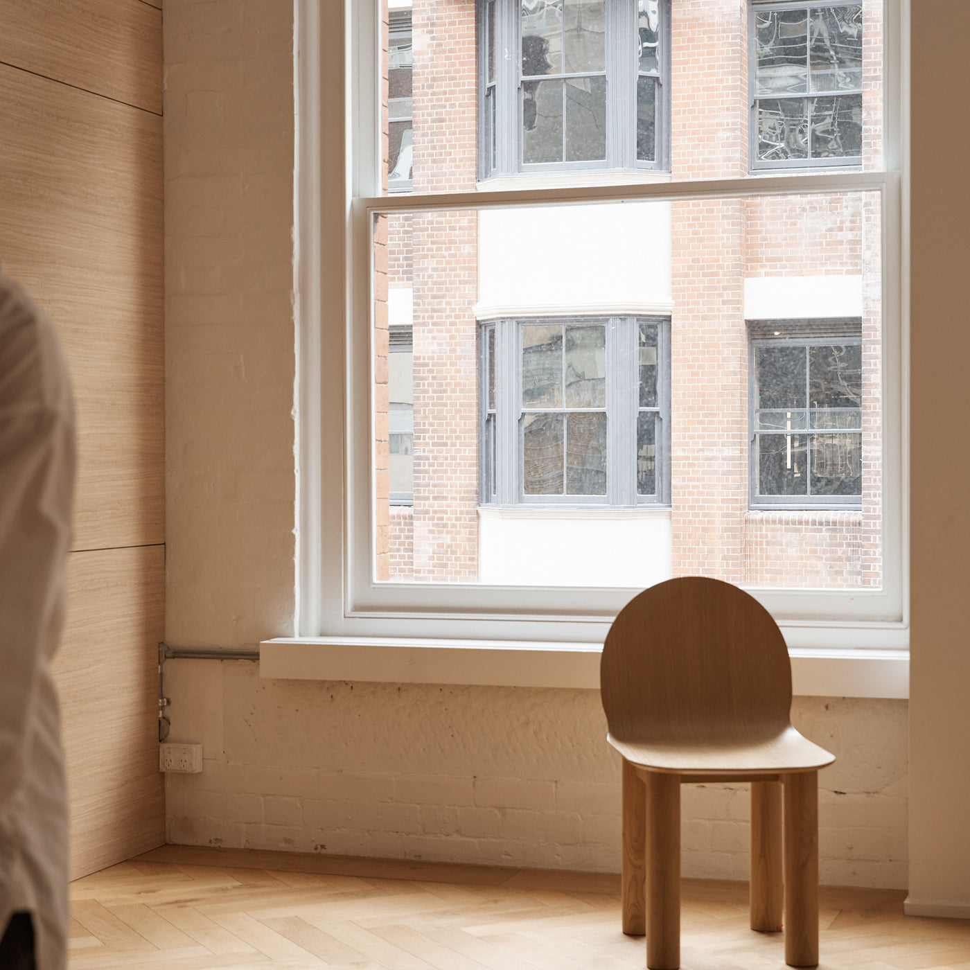 Arch Timber Dining Chair - [ Oak ]