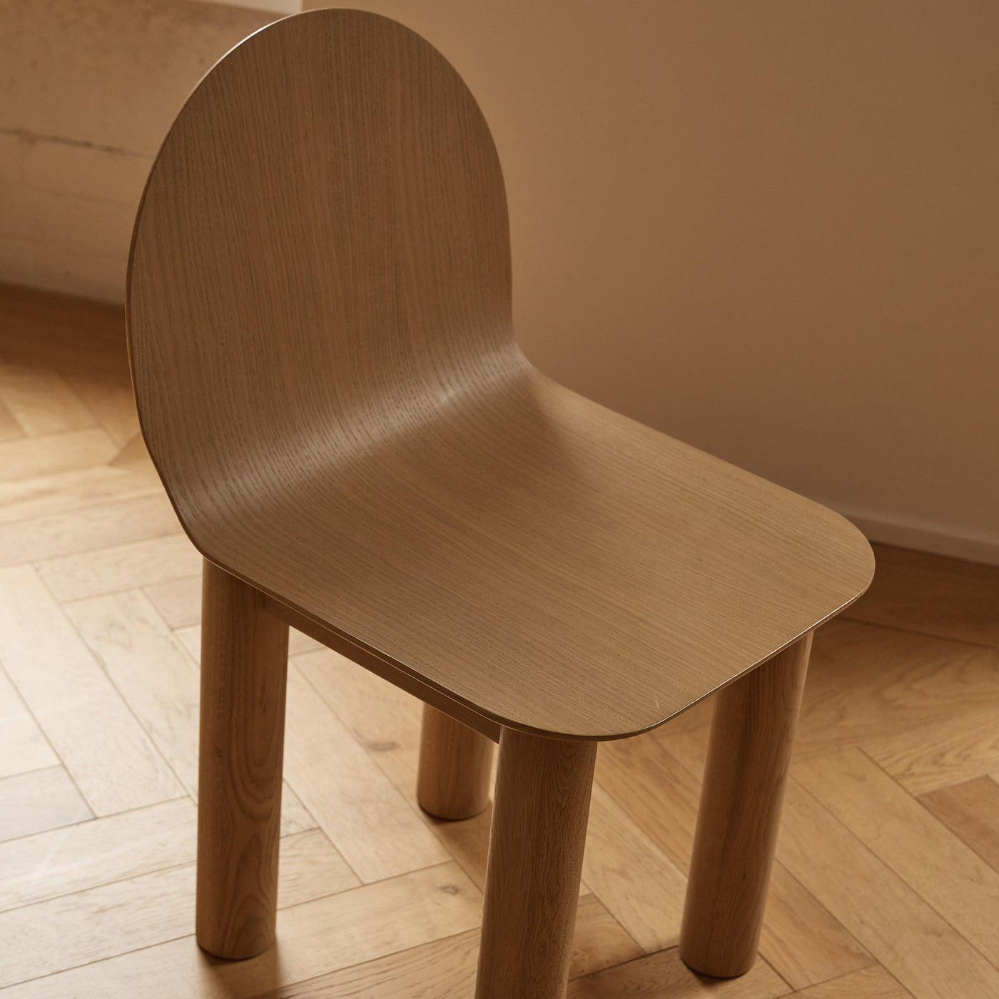 Arch Timber Dining Chair - [ Oak ]