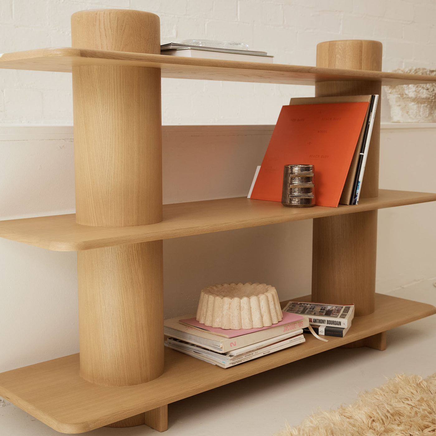 Contour 3 Shelf - [ Oak ]