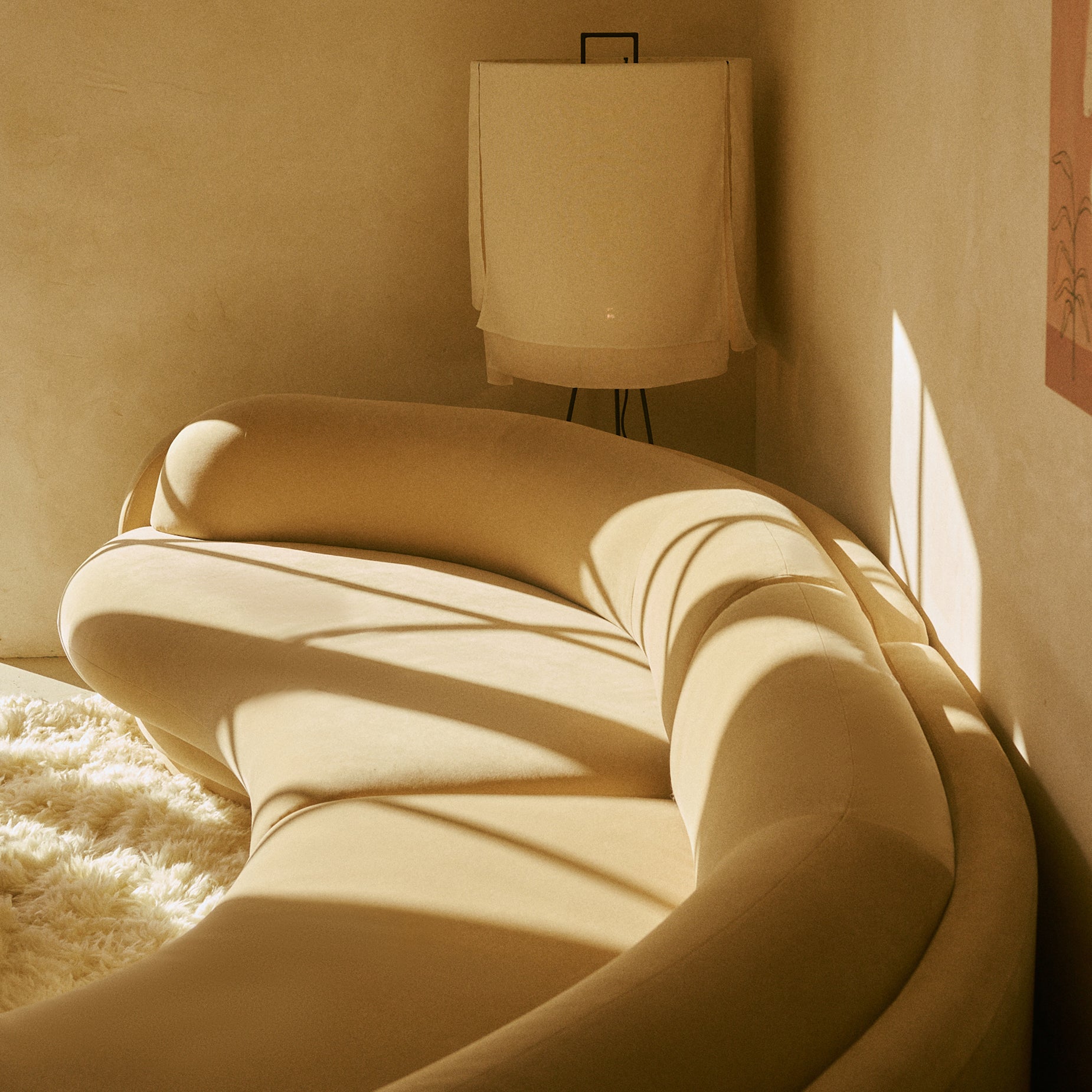 Poet 4 Seat RAF Terminal Sofa - [ Malibu Dune ]
