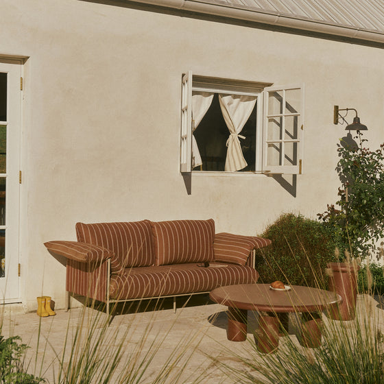 Alva Outdoor 2 Seat Sofa - [ Terra Rossa ]