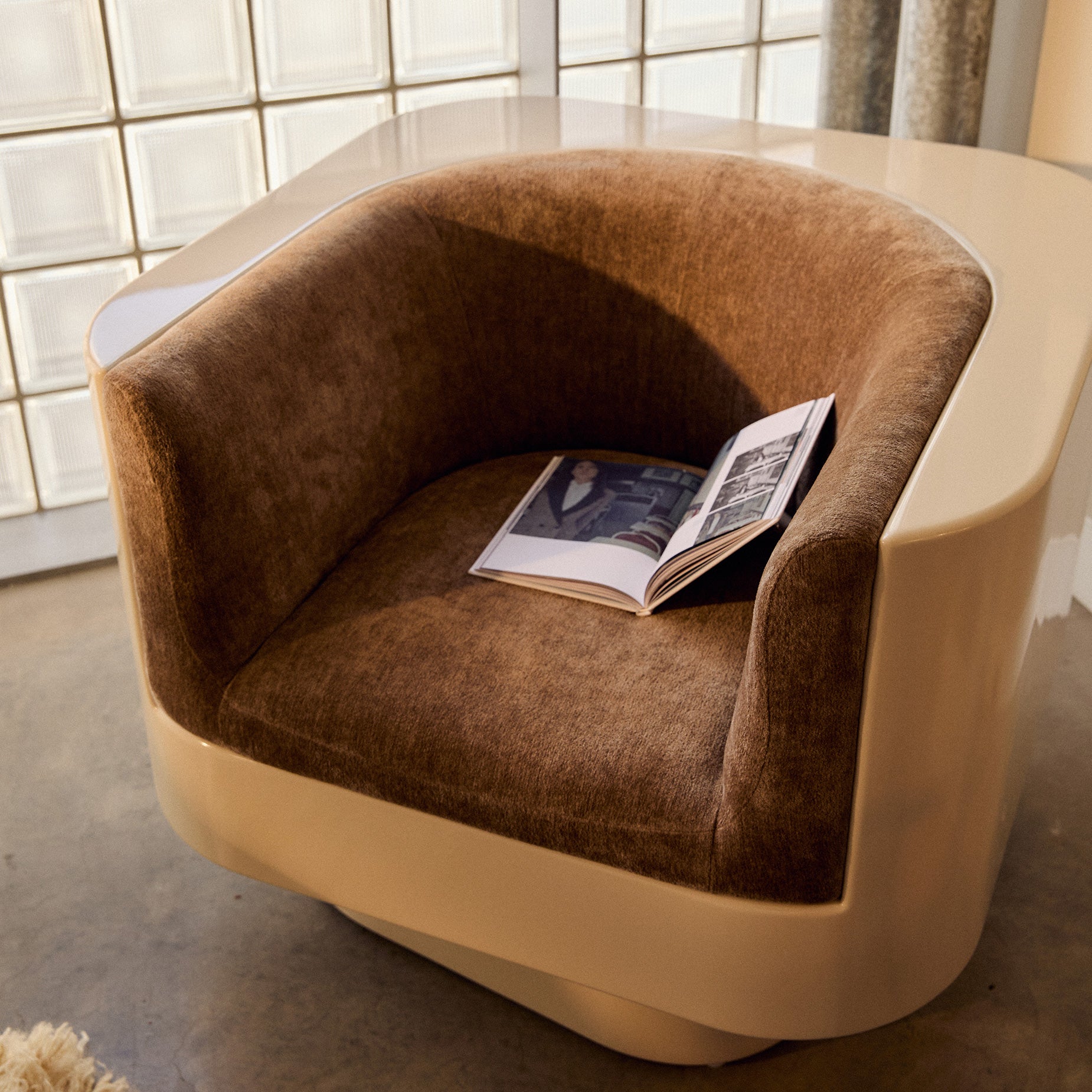 Nico Occasional Chair - [ Amalfi Tabacco ]