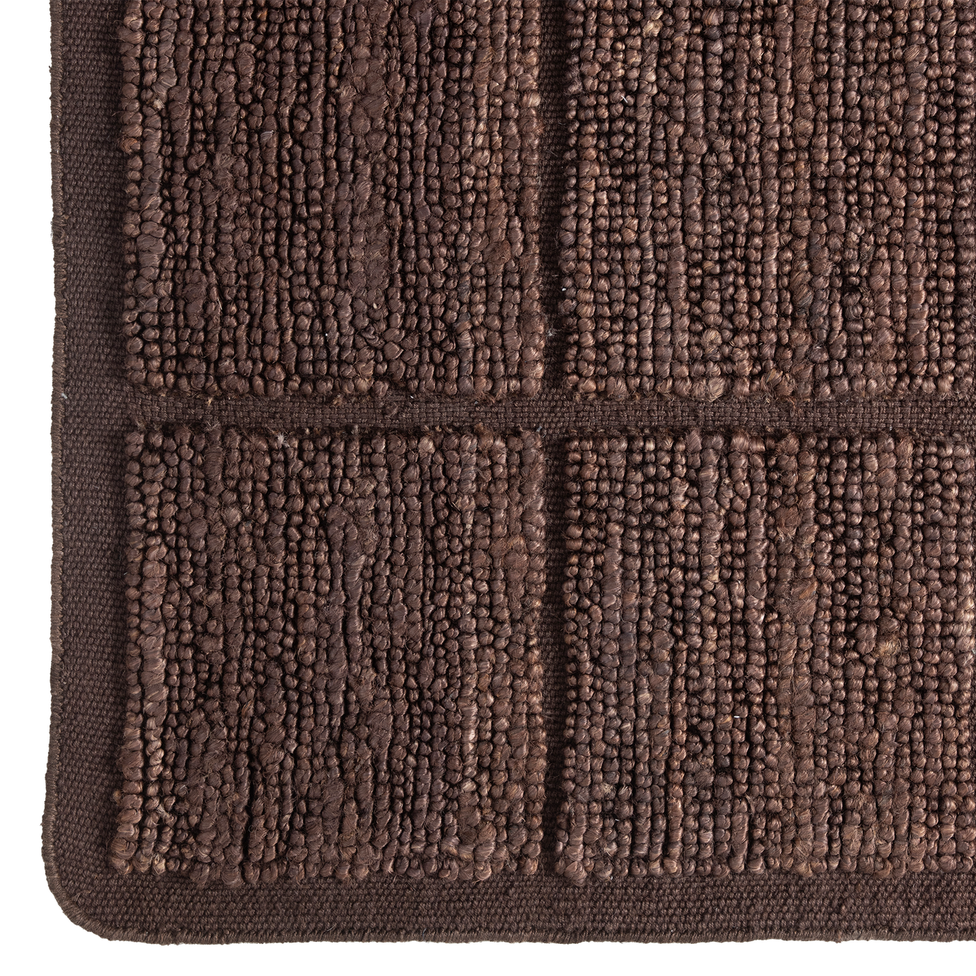 Relief Grid Floor Rug 2 x 3m - [ Grid Espresso ]