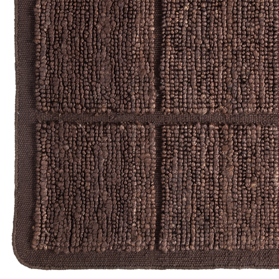 Relief Grid Floor Rug 2 x 3m - [ Grid Espresso ]