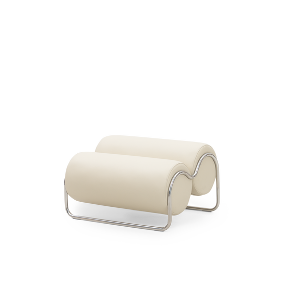Chromeo Ottoman - [ Simpson Cream ]