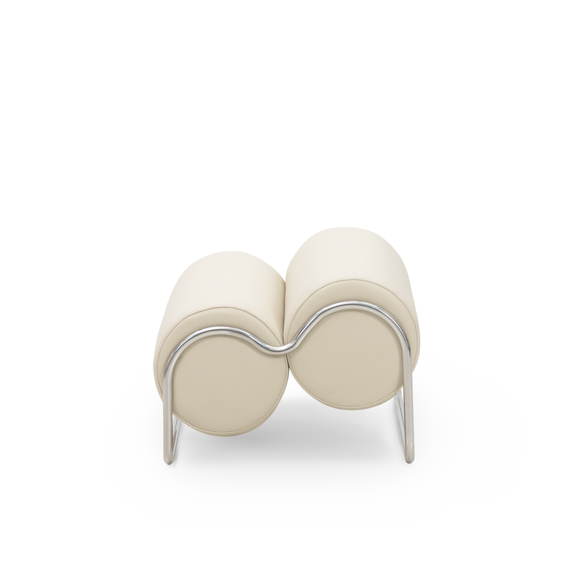 Chromeo Ottoman - [ Simpson Cream ]