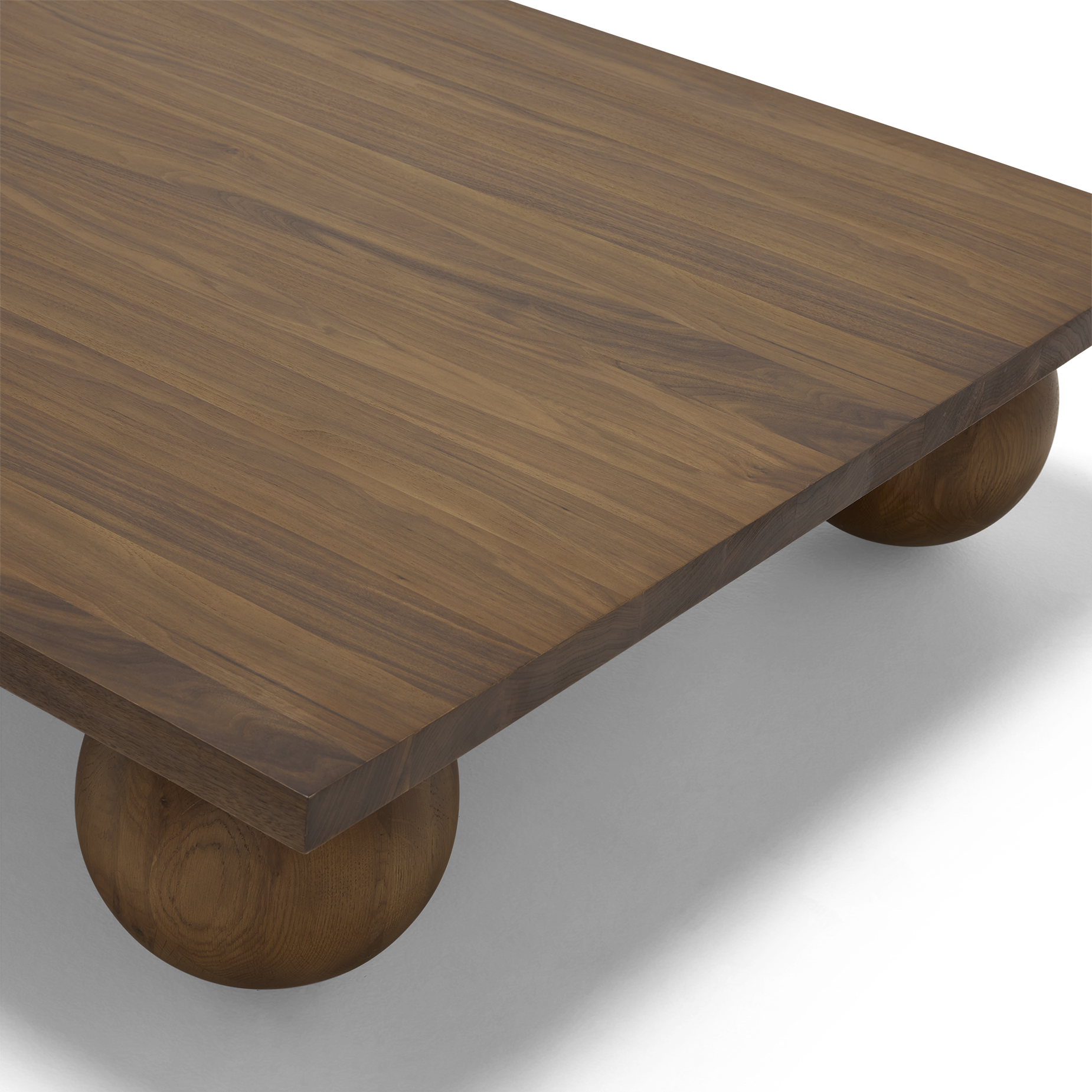 Yoko Square Coffee Table - [ Walnut ]