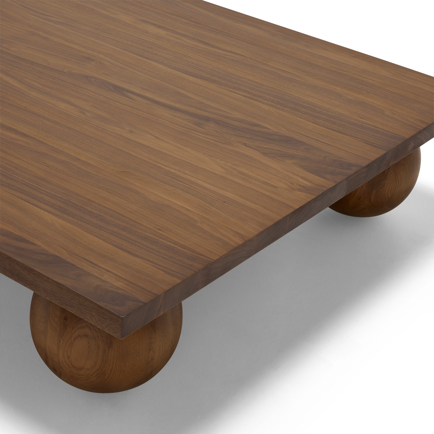 Yoko Square Coffee Table - [ Walnut ]