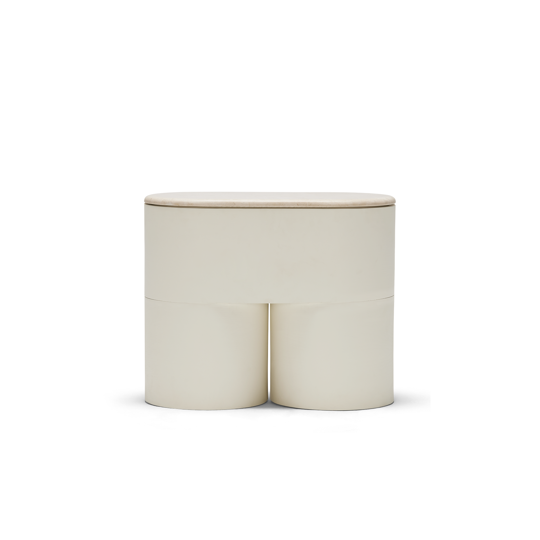 Fin Bedside - [ Tofu & Marble Cosmos Crema ]