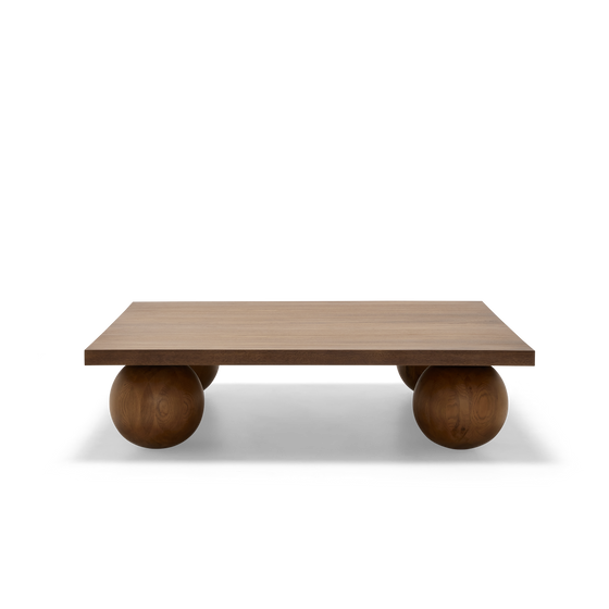 Yoko Square Coffee Table - [ Walnut ]