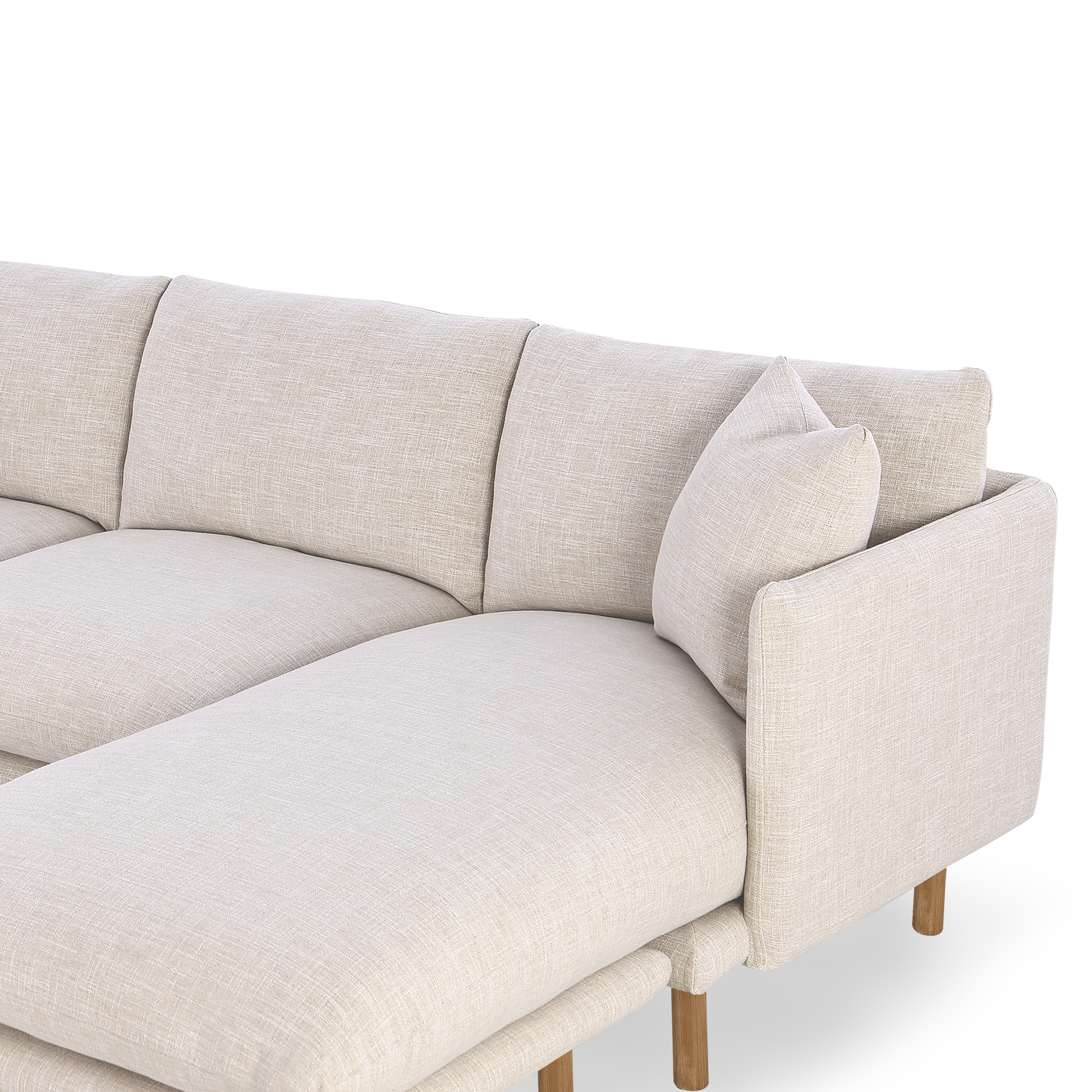 Zephyr Flip Chaise Sofa - [ Byron Oyster ]