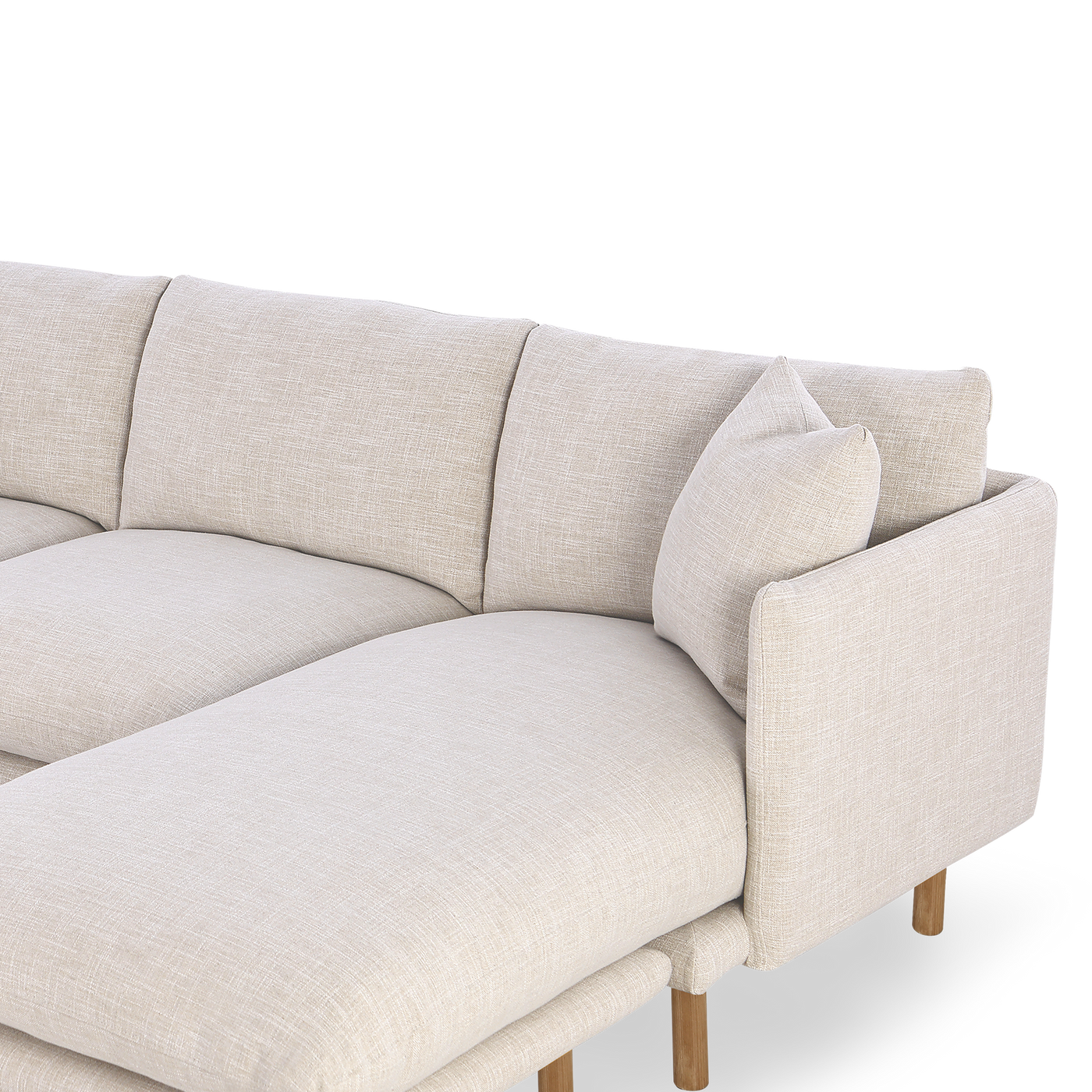 Zephyr Flip Chaise Sofa - [ Byron Oyster ]