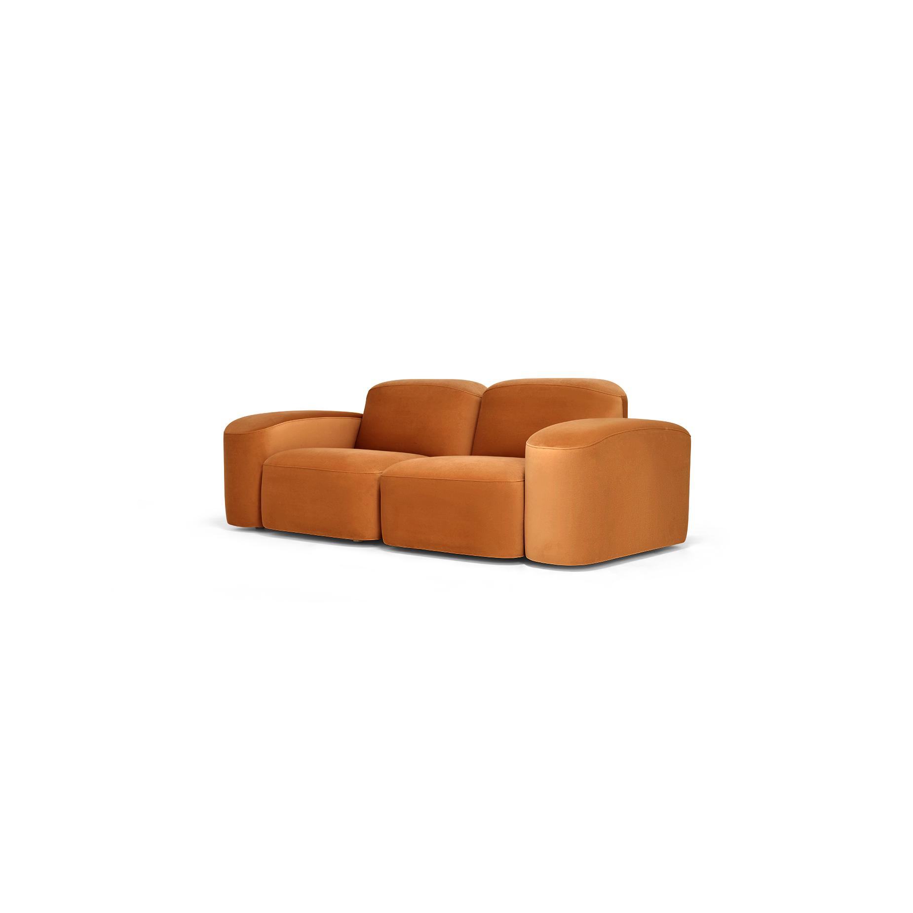 Muse 2 Seat Sofa - [ Malibu Caramel ]