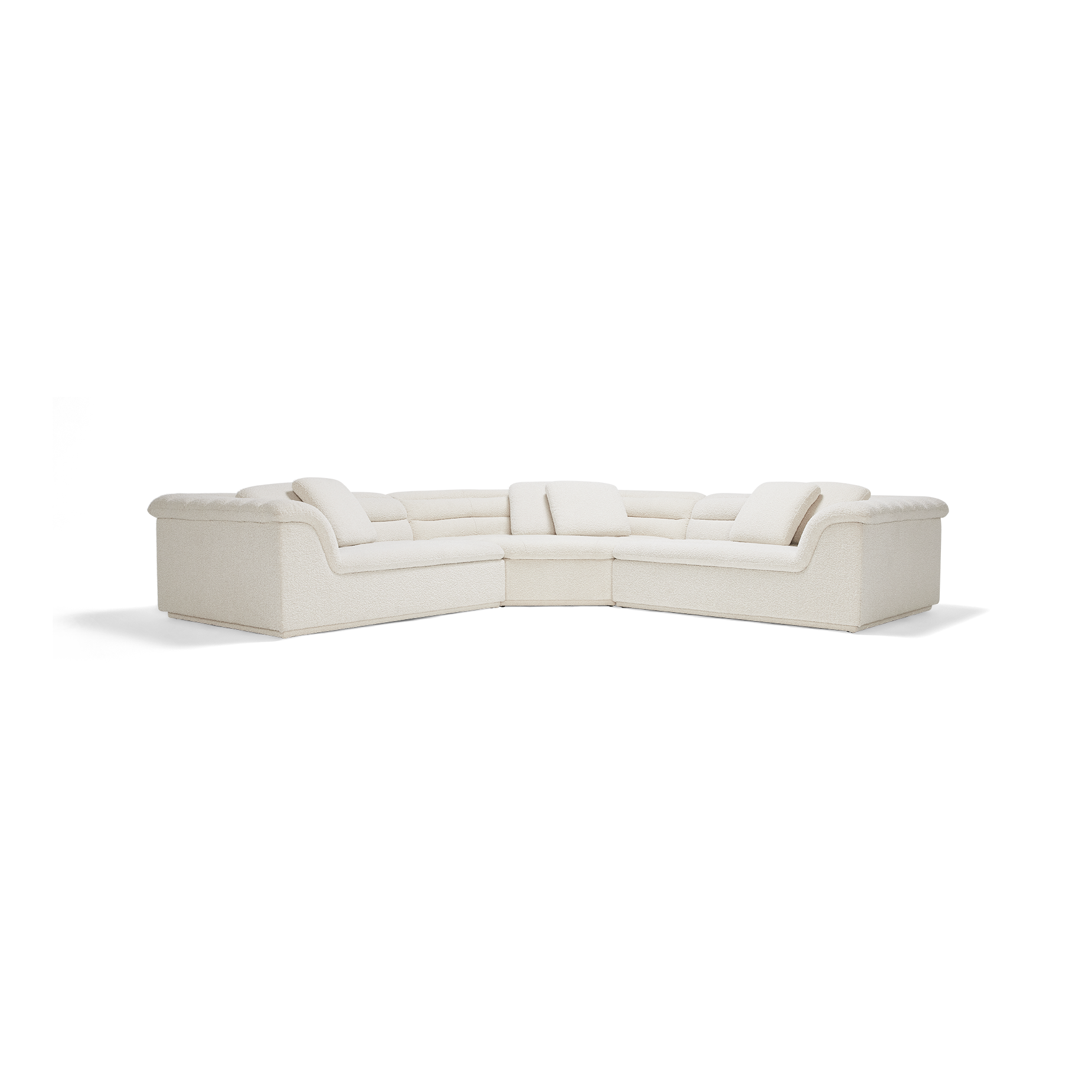 Float 3 Piece Modular Sofa - [ Bronte La Creme ]