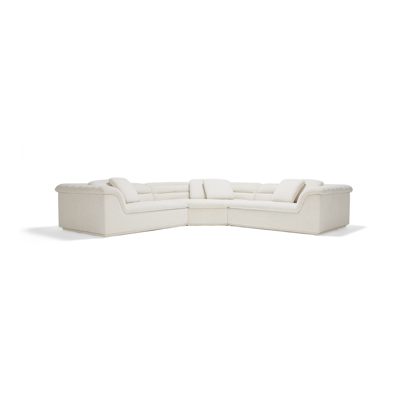 Float 3 Piece Modular Sofa - [ Bronte La Creme ]