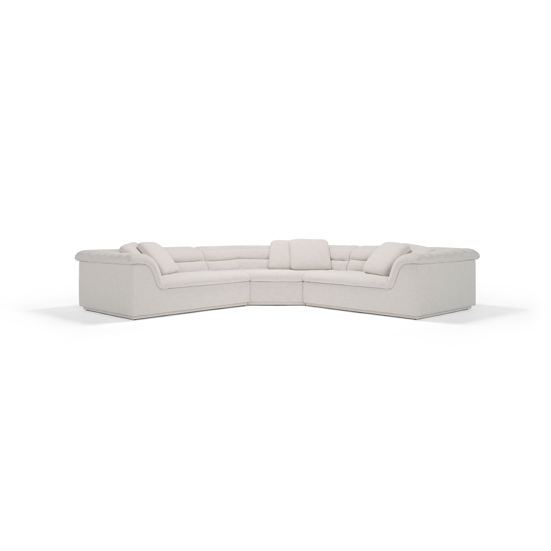 Float 3 Piece Modular Sofa - [ Byron Oyster ]