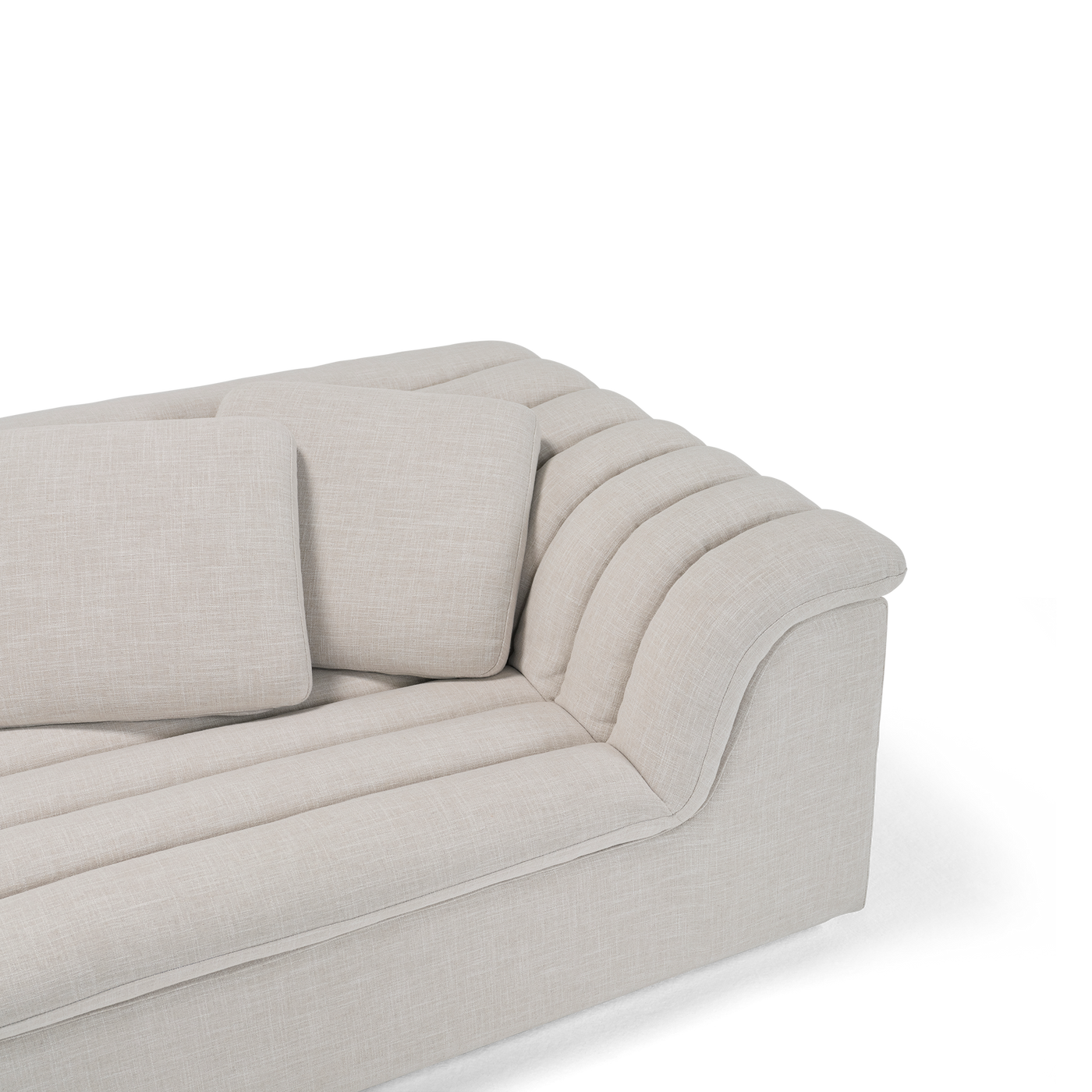 Float 4 Seat Sofa - [ Byron Oyster ]