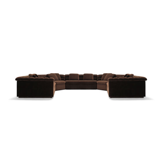 Float U Shape Modular Sofa - [ Avalon Piccolo ]