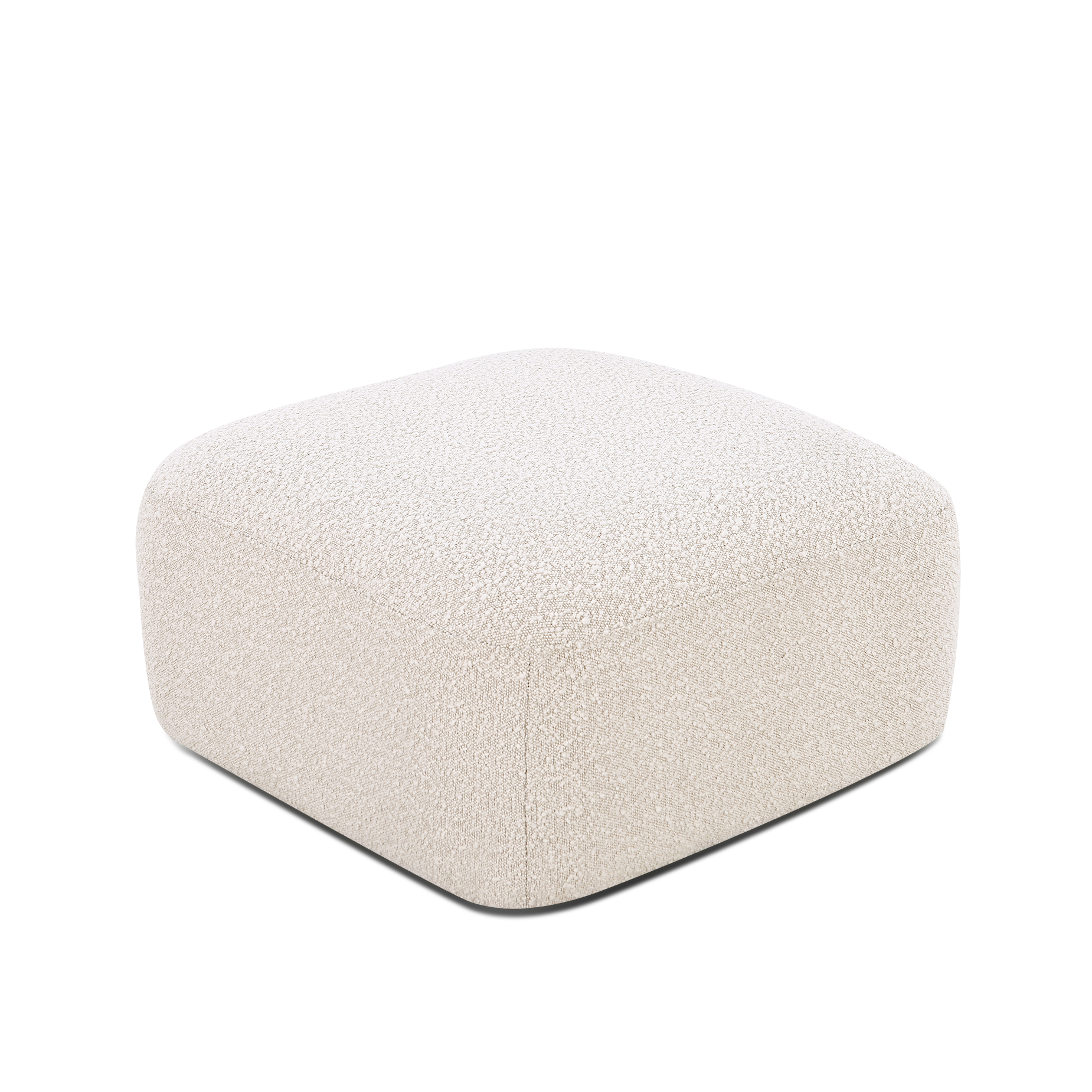 Muse Ottoman - [ Bronte Whipped Cream ]