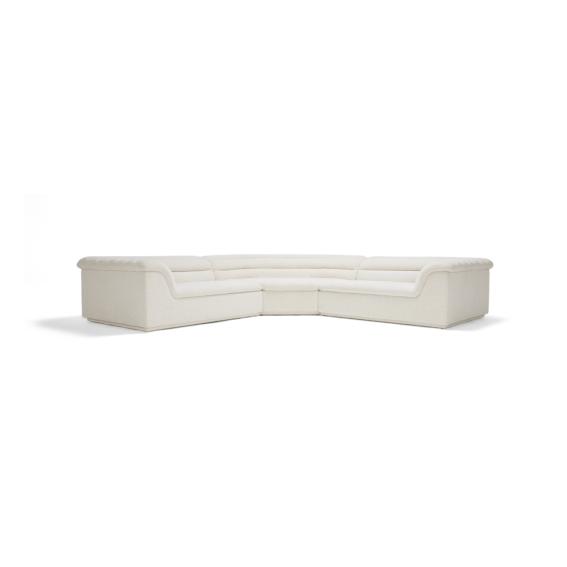 Float 3 Piece Modular Sofa - [ Bronte La Creme ]