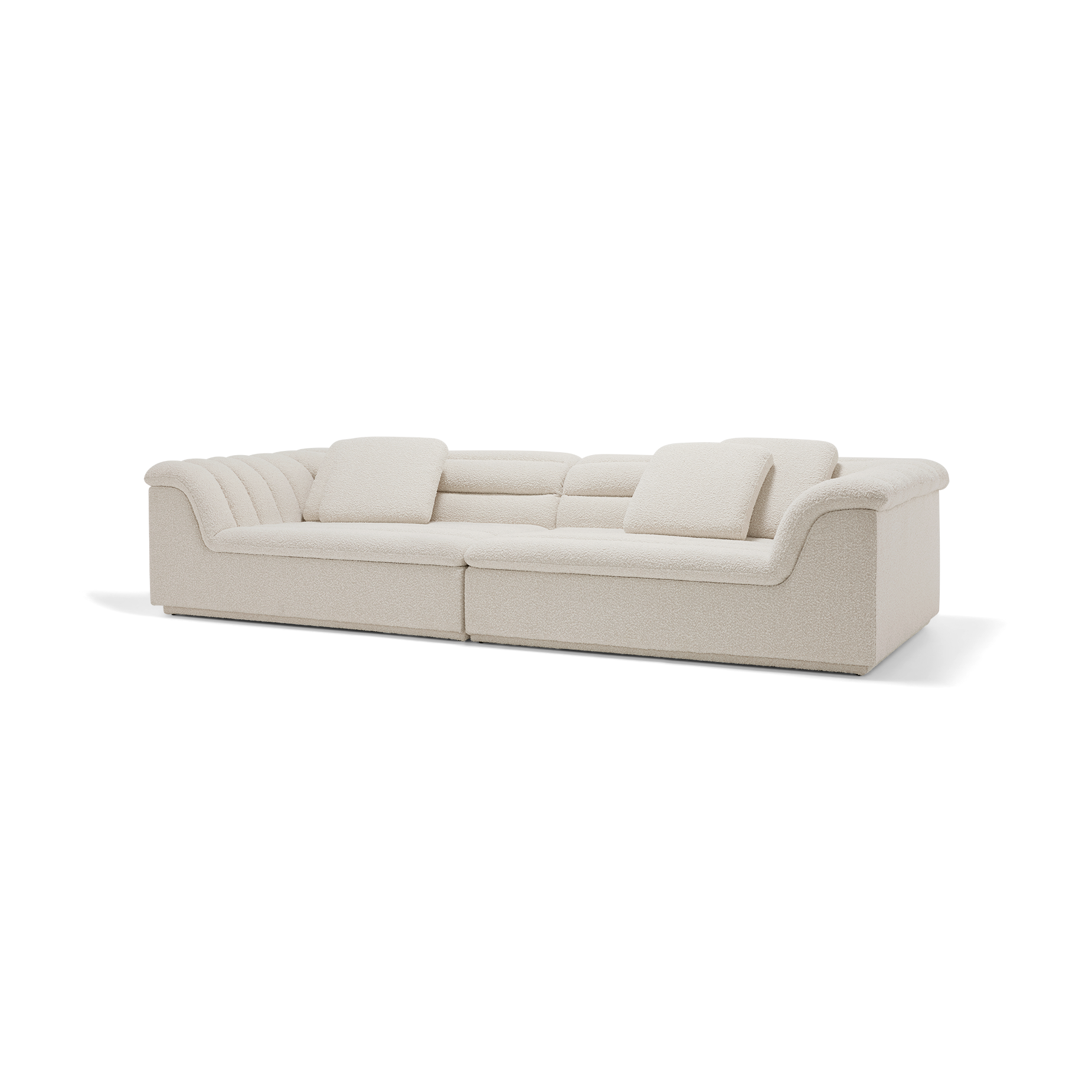 Float 4 Seat Sofa - [ Bronte La Creme ]