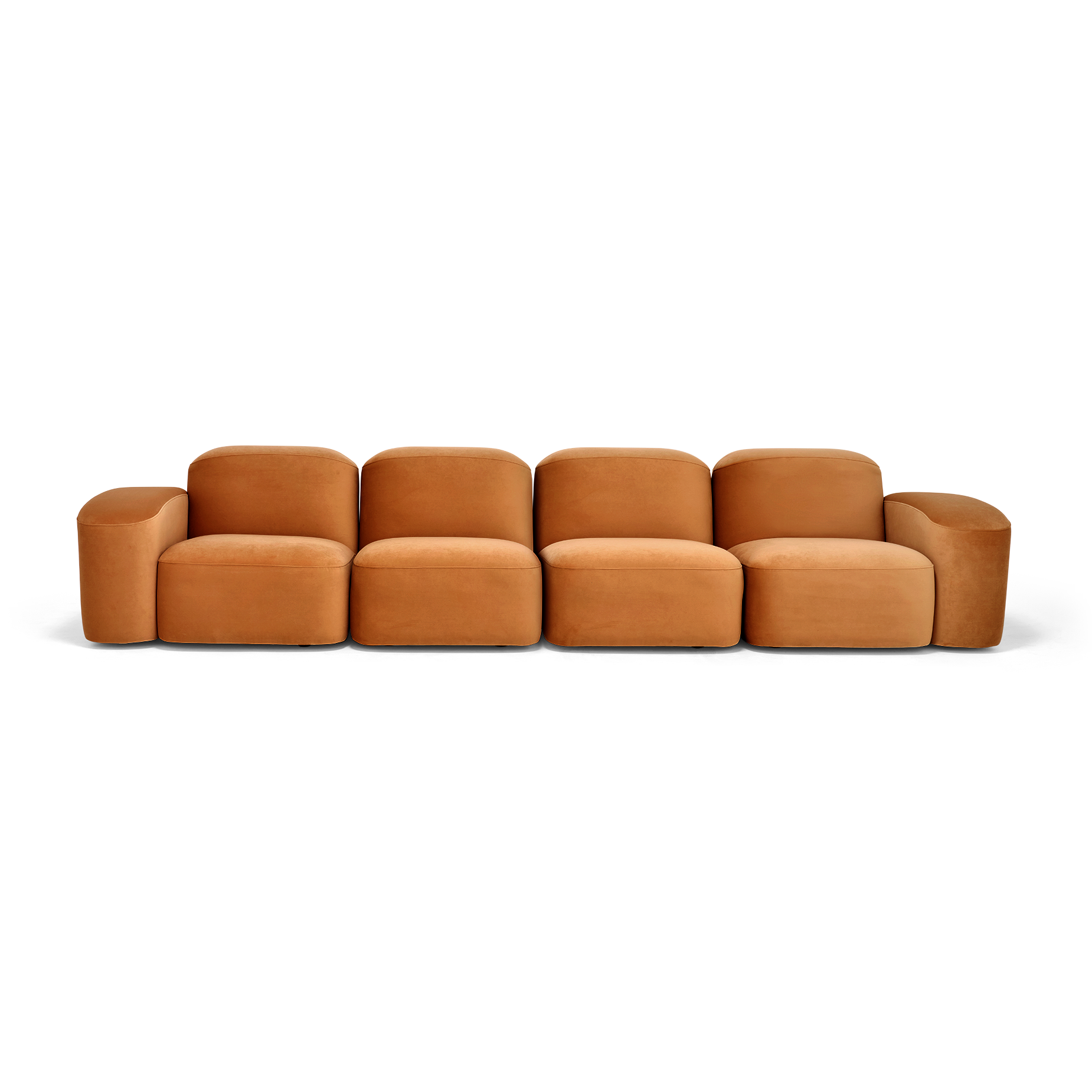 Muse 4 Seat Sofa - [ Malibu Caramel ]