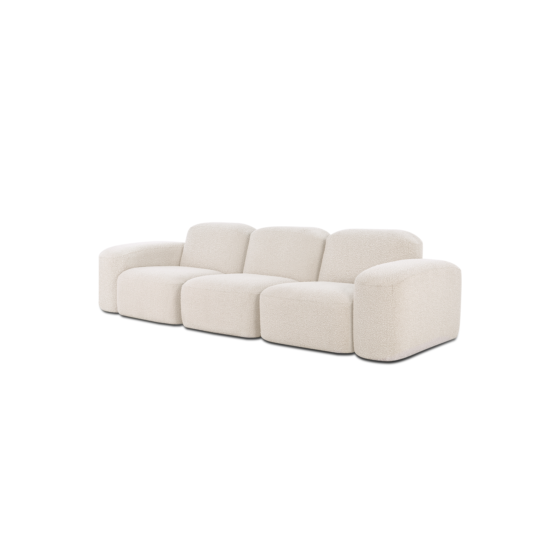 Muse 3 Seat Sofa - [ Bronte Whipped Cream ]