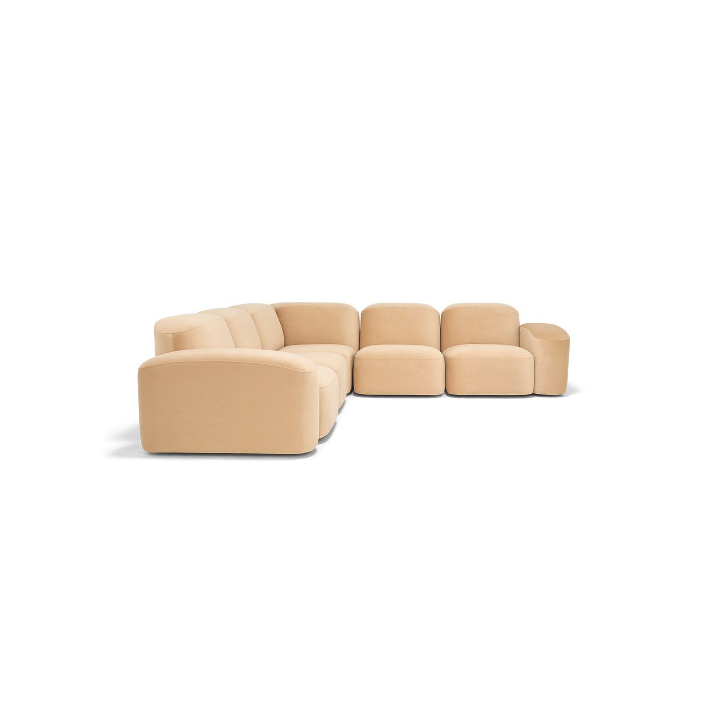 Muse 5 Piece Modular Sofa - [ Malibu Dune ]
