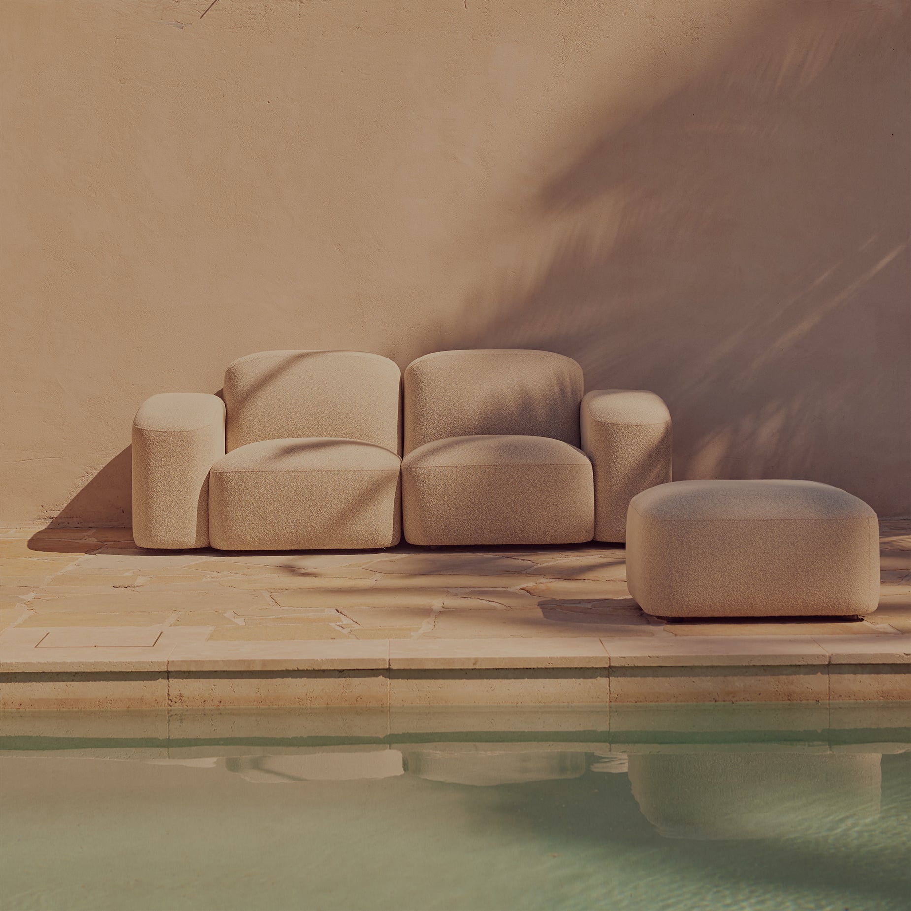 Muse Outdoor 2 Seat Sofa - [ Collaroy Static ]