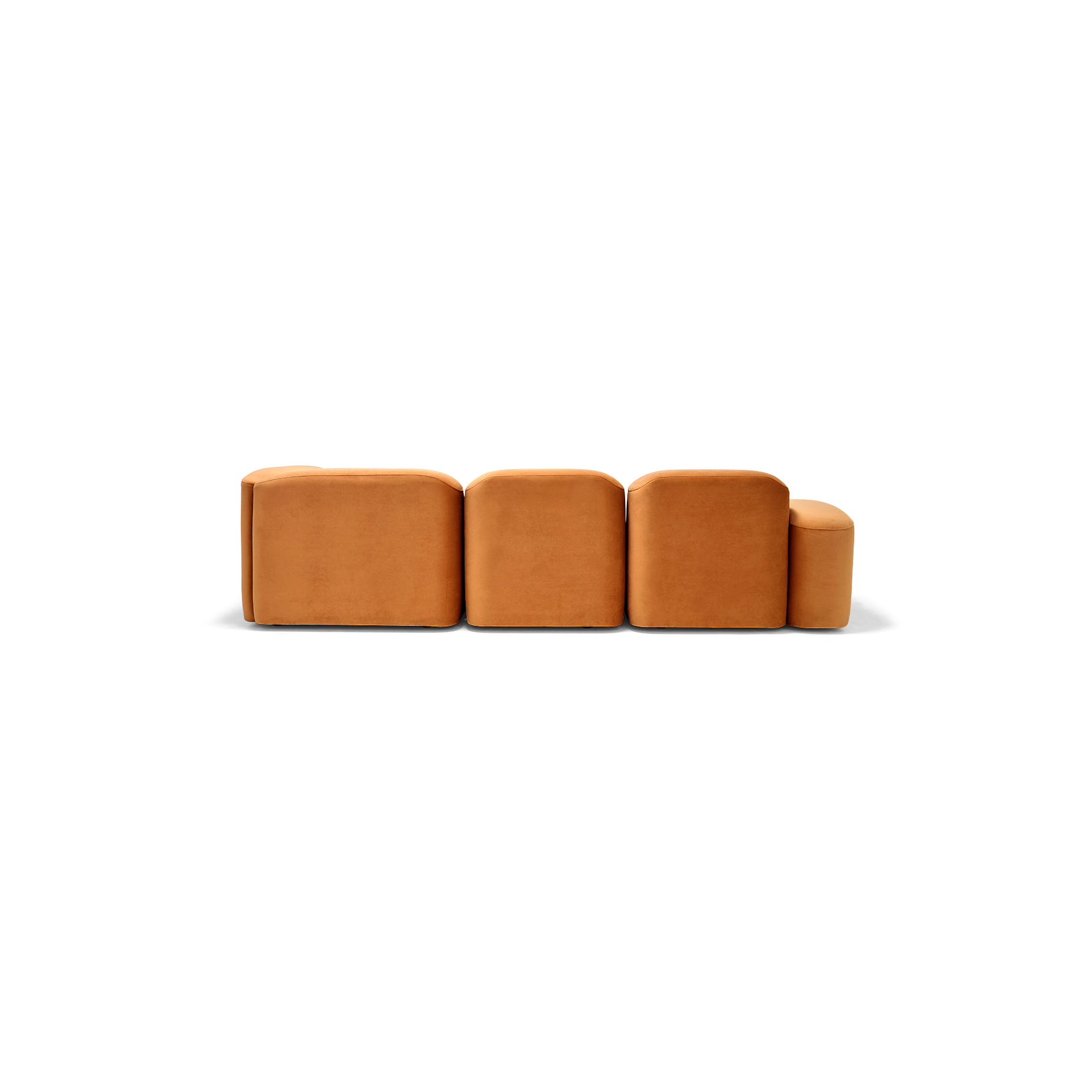 Muse 4 Piece Modular Sofa - [ Malibu Caramel ]