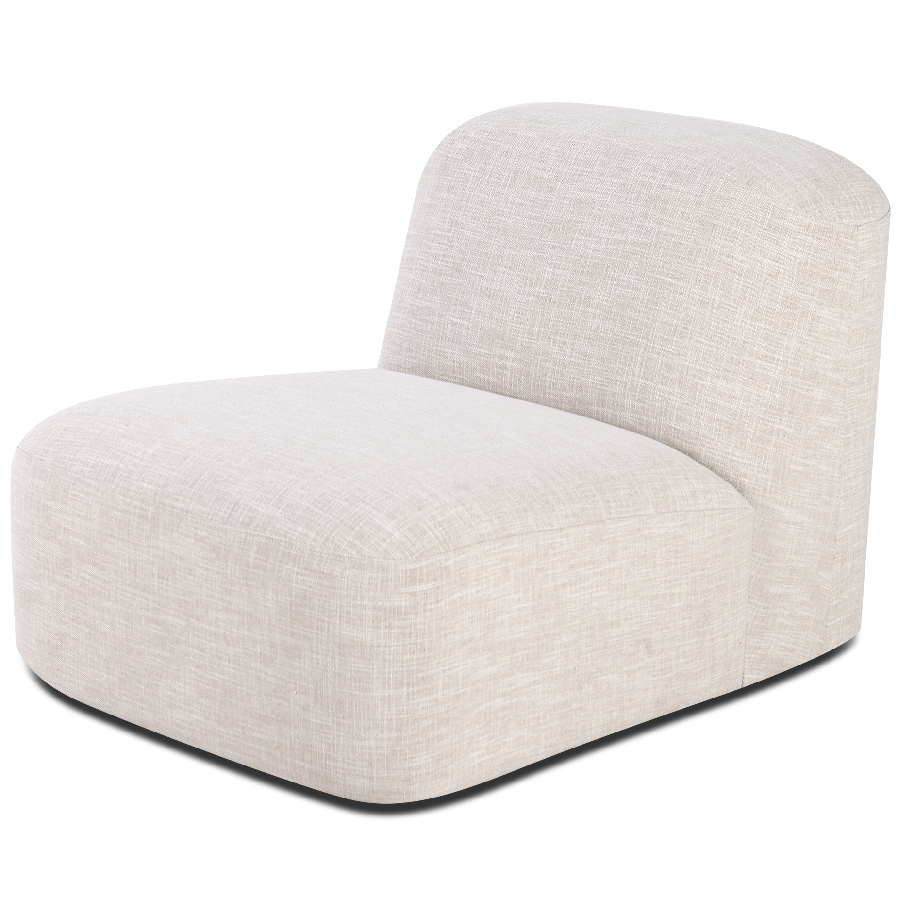 Muse Armless Modular Piece - [ Byron Oyster ]