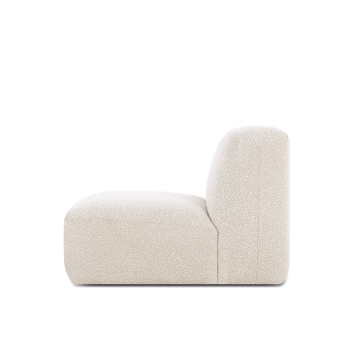 Muse Armless Modular Piece - [ Bronte Whipped Cream ]