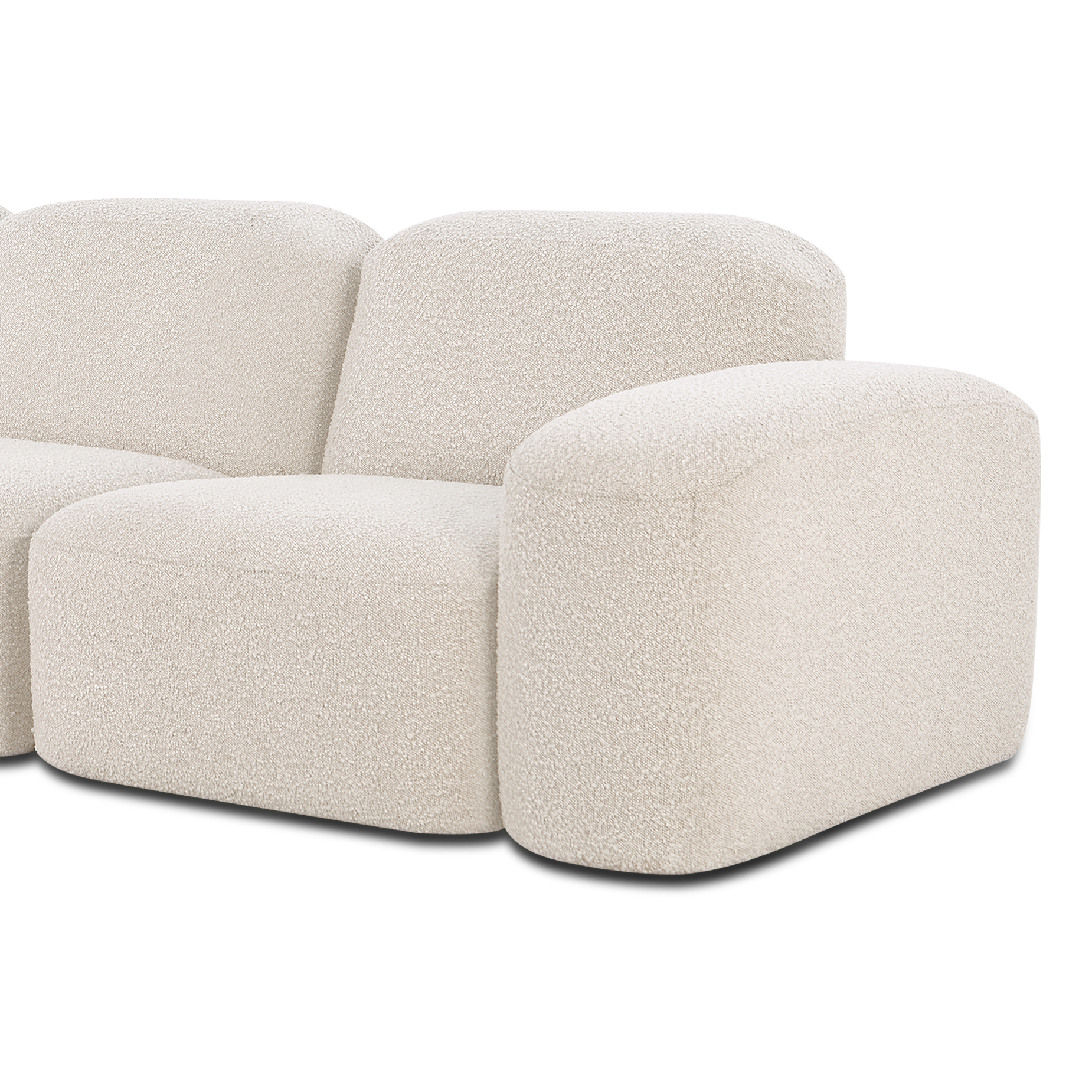 Muse 3 Seat Sofa - [ Bronte Whipped Cream ]