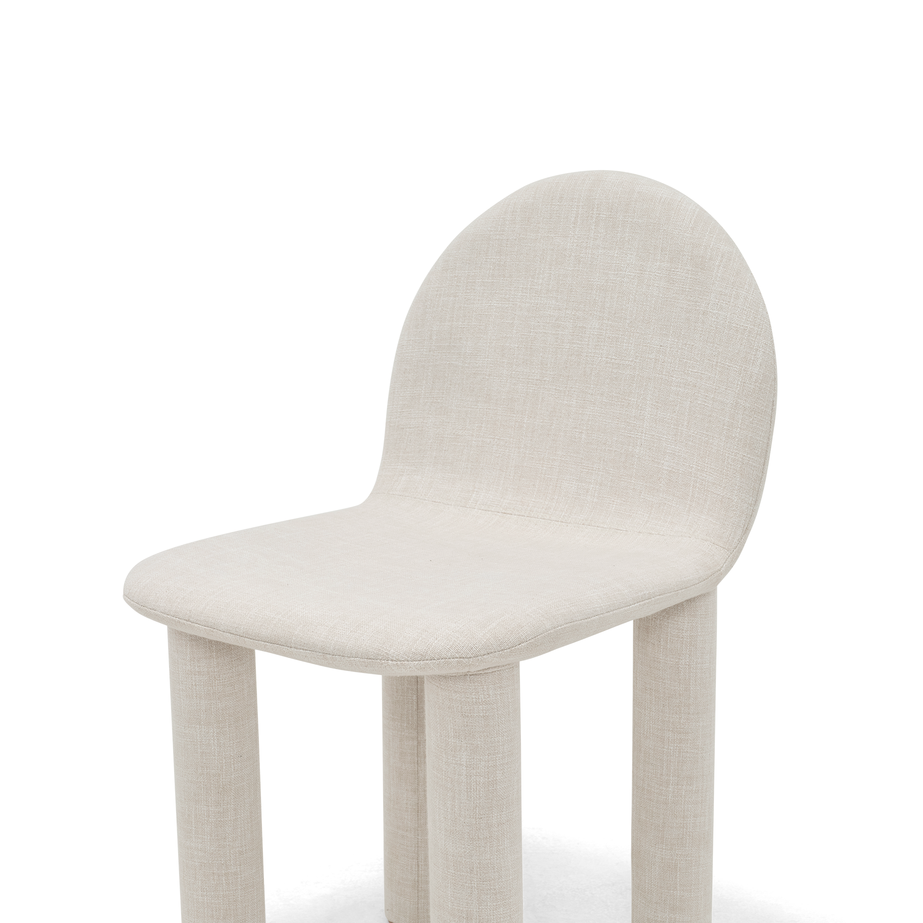 ELLISON STUDIOS. Arch Dining Chair in Byron Oyster