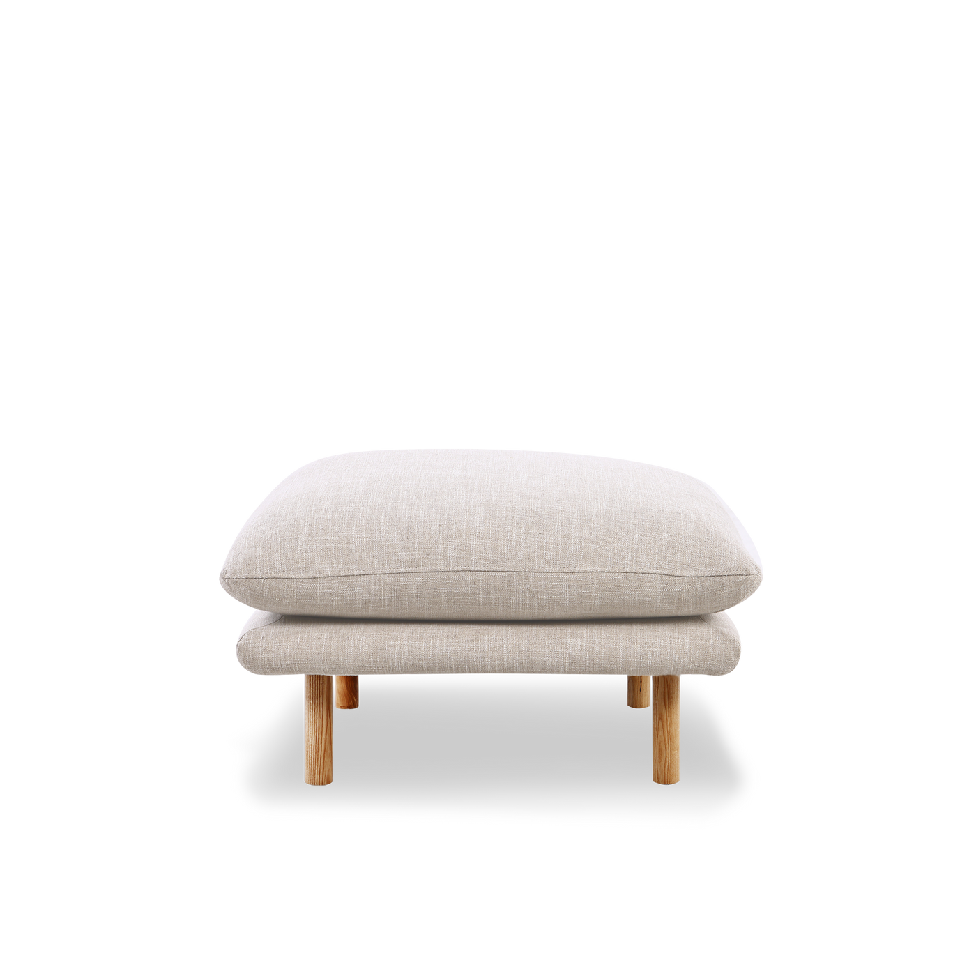 Zephyr Ottoman - [ Byron Oyster ]
