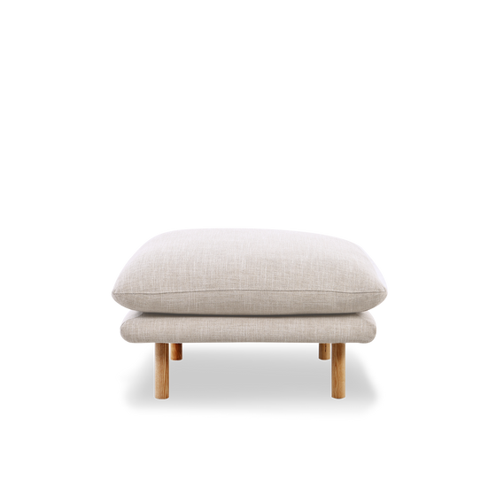 Zephyr Ottoman - [ Byron Oyster ]