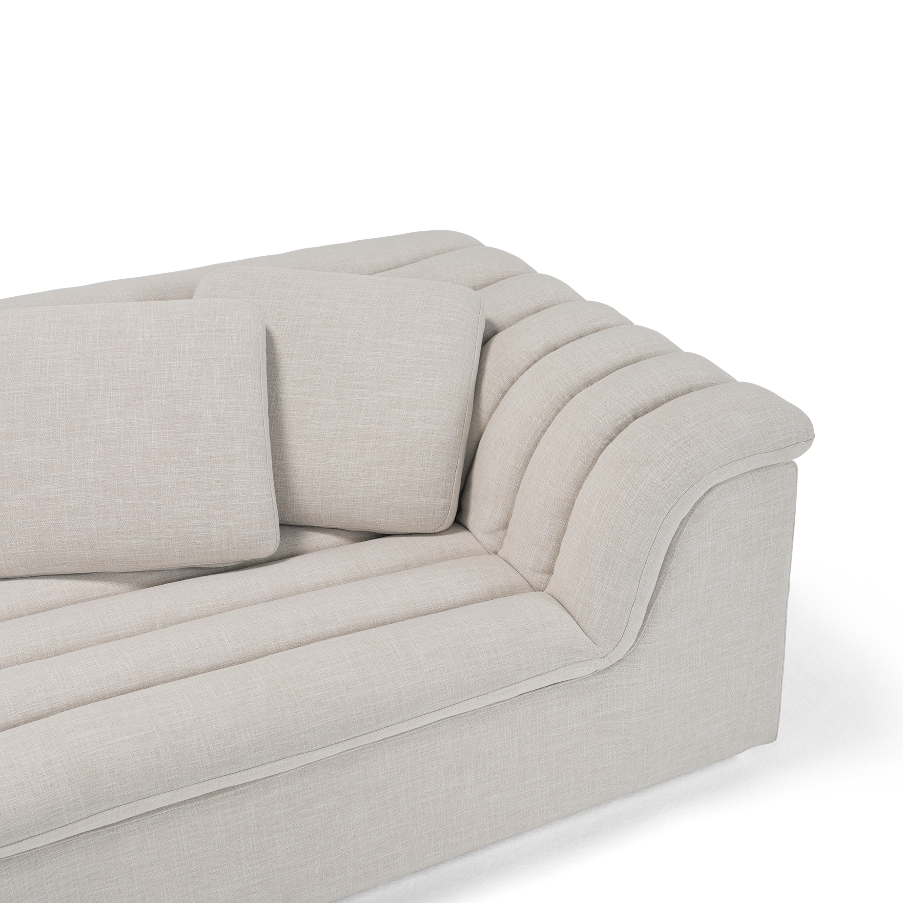 Float 3 Piece Modular Sofa - [ Byron Oyster ]