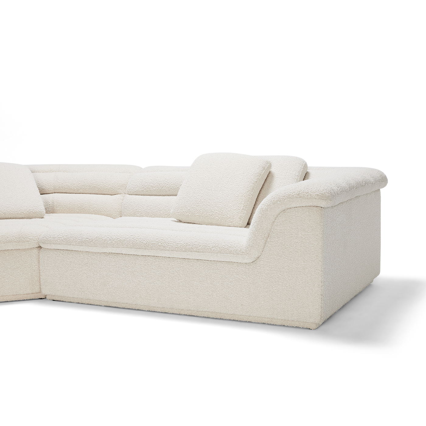Float 3 Piece Modular Sofa - [ Bronte La Creme ]
