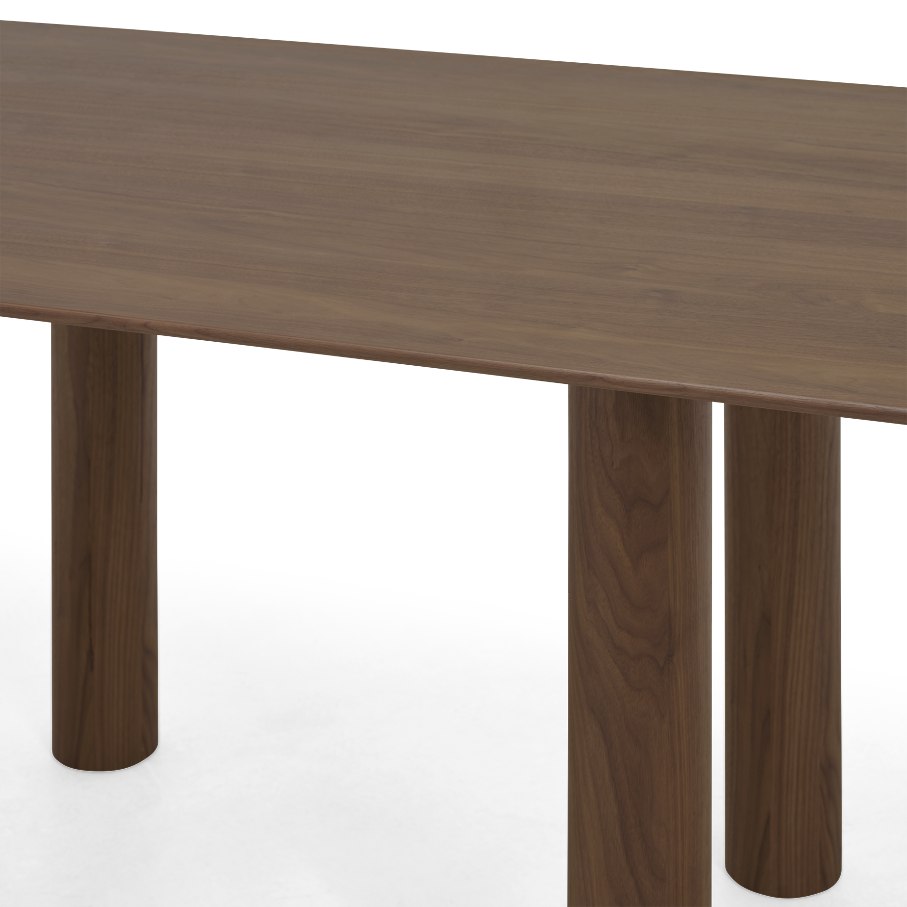Earth 220 Dining Table - [ Walnut ]