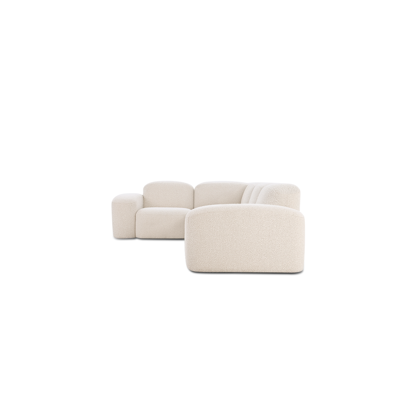 Muse 4 Piece Modular Sofa - [ Bronte Whipped Cream ]